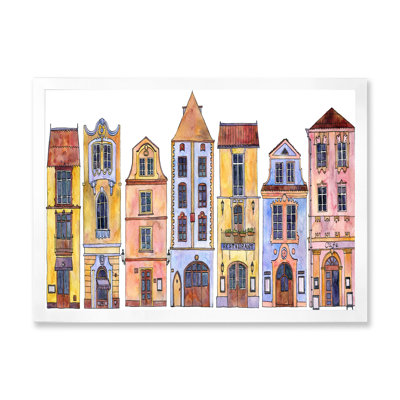 " Sketch Of Old Europe Street IV "
