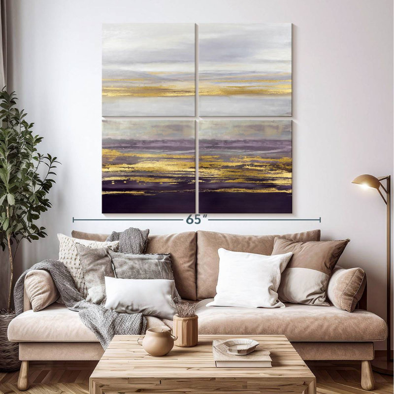 Avery Amethyst Reflections I, 50" H x 50" W
