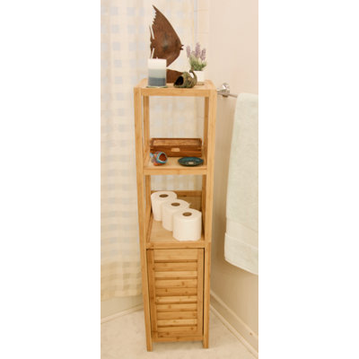 Mitch Solid Wood Linen Cabinet