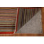 Tapis brun en laine noué à la main de conception unique 3 pi 1 po x 4 pi 11 po New Age