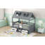 Structure de lit simple en bois-1984188344