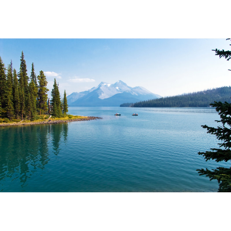 Mountain Lake - Wrapped Canvas Print, 30cm H x 46cm W x 3.8cm D
