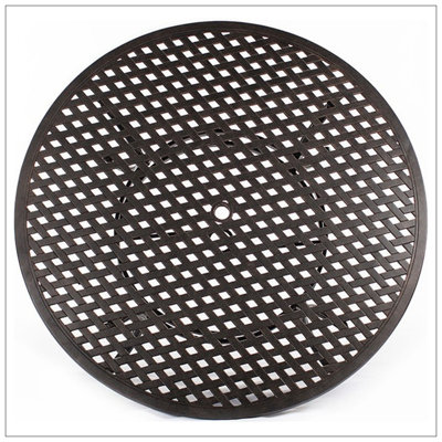 Round Dining Table, Dark Lava Bronze