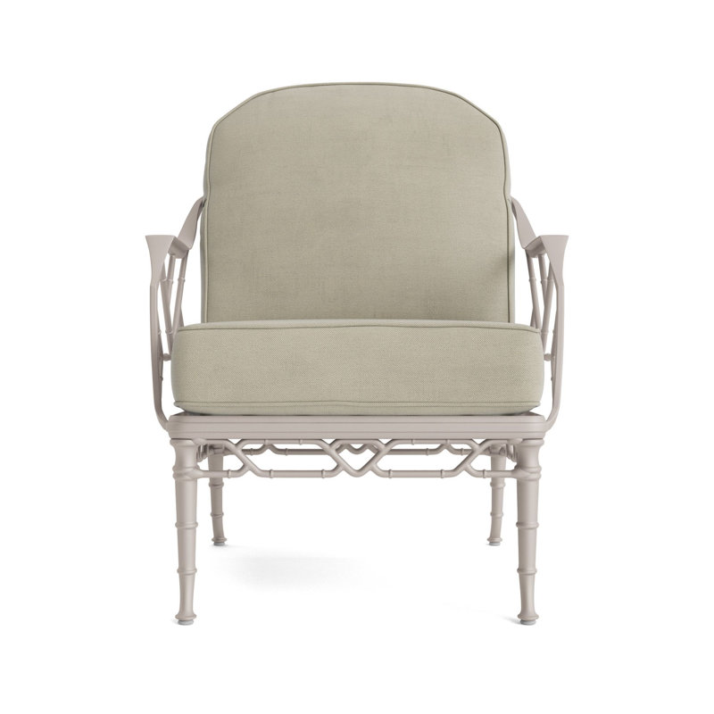 Calcutta Outdoor Lounge Chair, Fusion Charcoal, Dove Smooth