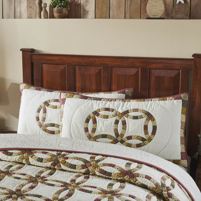  Custom House Cotton Quilt Set, King Quilt + 2 King Shams