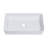24"X14" White Ceramic Rectangular Vessel Bathroom Sink