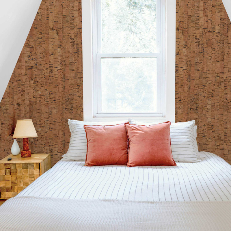 Authentic Cork Wallpaper, Brown
