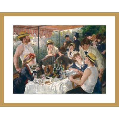 «Luncheon of the Boating Party», Pierre-Auguste Renoir, impression giclée encadrée