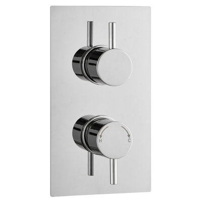 Double Concealed Thermostatic Shower Valve