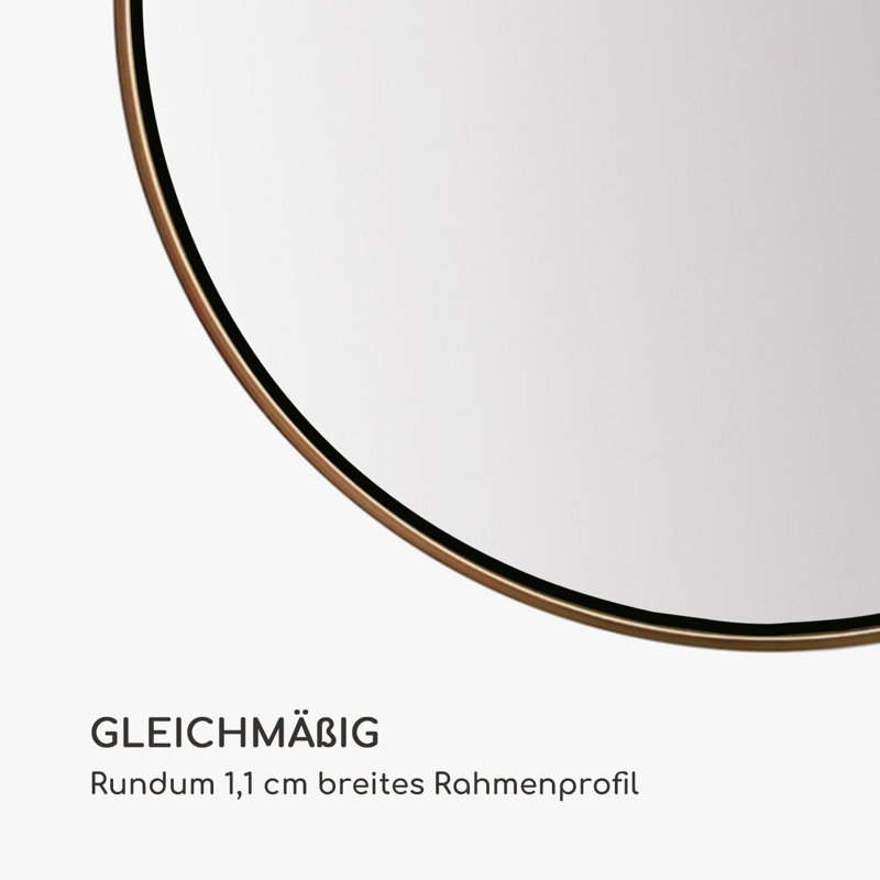 Metal Round Wall Mirror