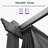 Outdoor Pergola With 4-sided Curtains Retractable Canopy Patio Aluminum Sun Shade For Garden Deck Porch Gazebo Pavilion Grill Modern Yard Grape Trellis Pergola-116090202-116090203