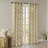 Saratoga Fretwork Print Grommet Top Single 50x63" Window Curtain Panel-1477263124-1477263145
