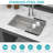 Effortless Ada-compliant Stainless Steel Sink For Accessible Kitchen Use
