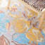 Tapis floral en laine et coton touffeté à la main Metro-335275738
