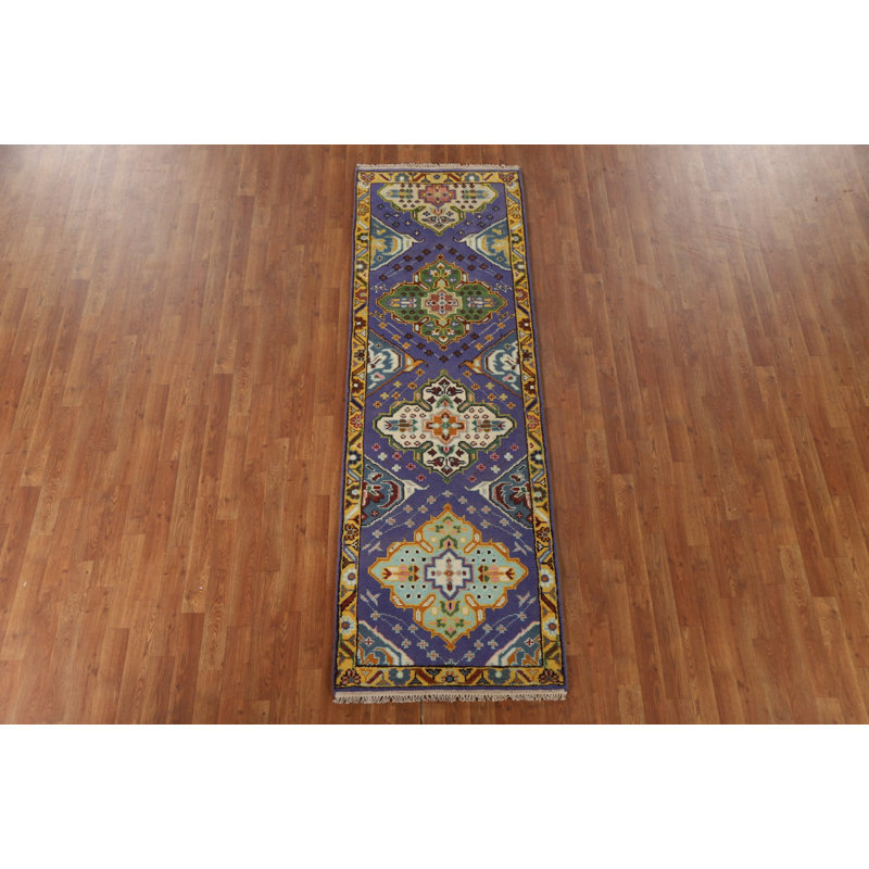 Tapis de couloir oriental géométrique 3x8