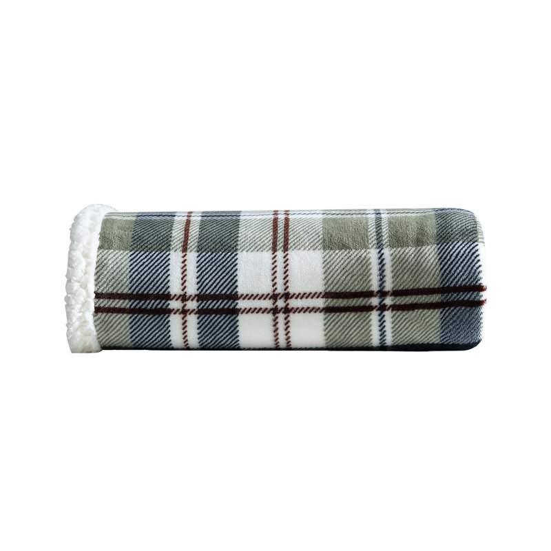 Jeté polaire / sherpa Eddie Bauer, Tissu écossais Trailhead