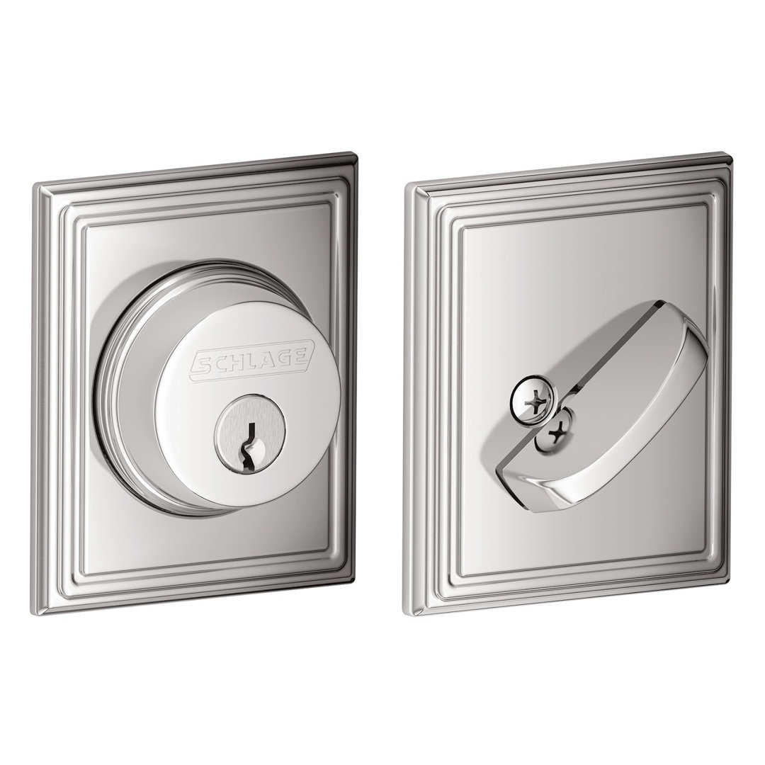 Single Cylinder Deadbolt with Addison Trim Schlage