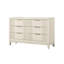 Poignées en chrome antique en bois