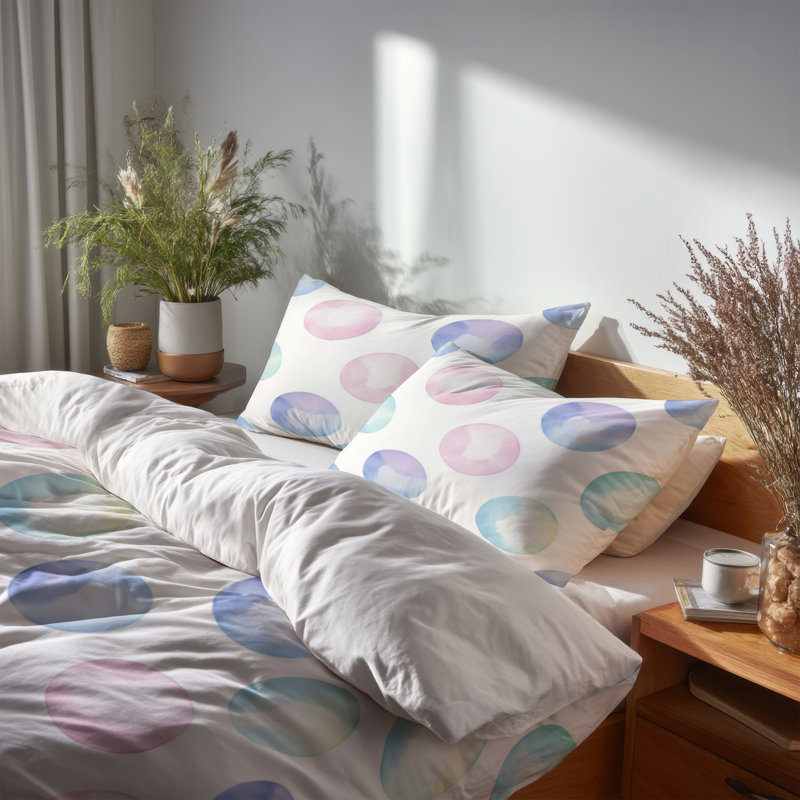 Ensemble de housse de couette et coussin pour enfant 3 pièces, Grand lit