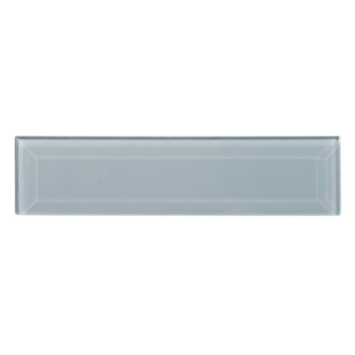 Vision 3" x 12" Beveled Glass Subway Wall Tile