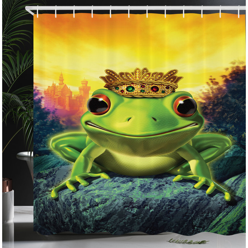 Shower Curtain with Hooks Included, 75"H x 69"W