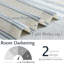 Linen Striped Valance Curtain Farmhouse Double Layer Valance-108938838