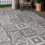 7 pi 7 po x 10 pi Tapis intérieur / extérieur gris 10 pouces