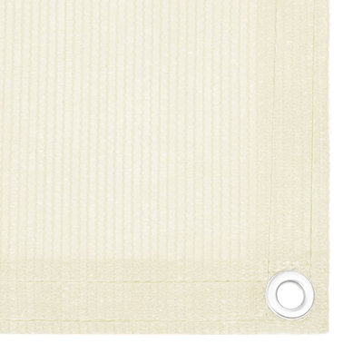 Perchoir Balcony Screen Cream 75X300 Cm HDPE