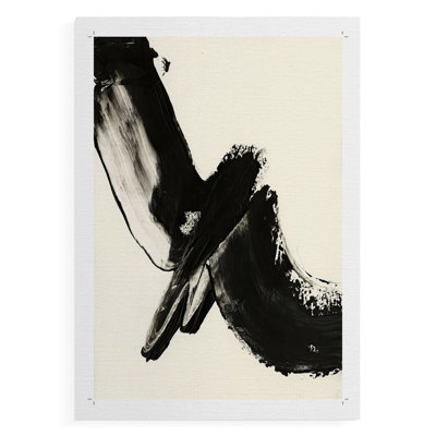 Black Expression I - Impression sur toile seulement - NON-CADRE