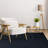 Amorim Furnish my Place Modern Indoor/Outdoor Commercial Solid Color Rug - Pet and Kids Friendly Rug, Stain Resistant, Floor Carpet for Living Room & Hallway, Wedding - Navy-1096294825