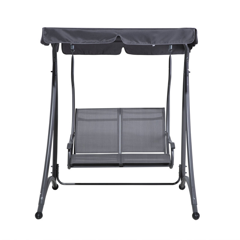 Nettie 2 Person Porch Swing with Canopy
