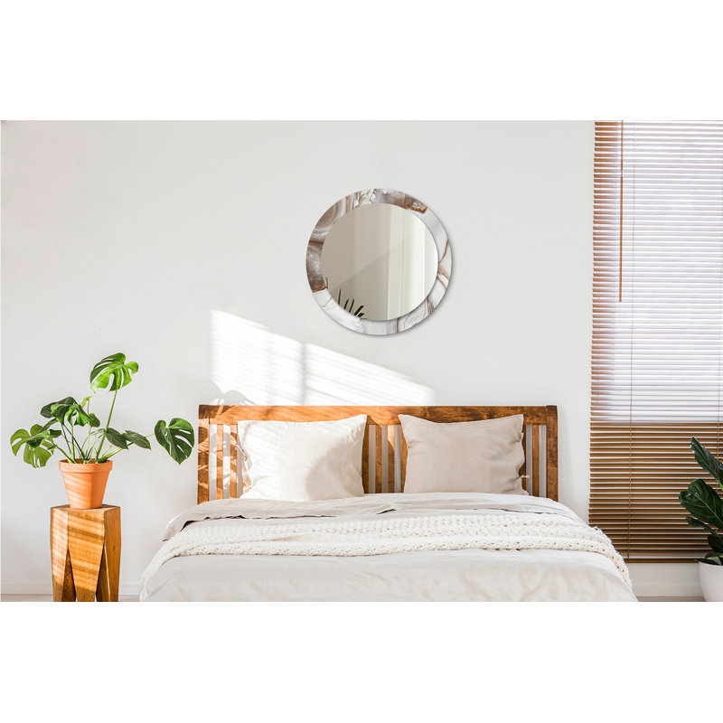 Huldar Glass Flat Wall Mirror