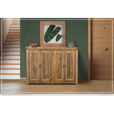 Console en bois massif 63 po Everby