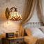 Applique murale en verre ambre Tiffany