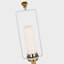 Talia Medium Cordless Table Lamp in Clear Glass with Linen Shade