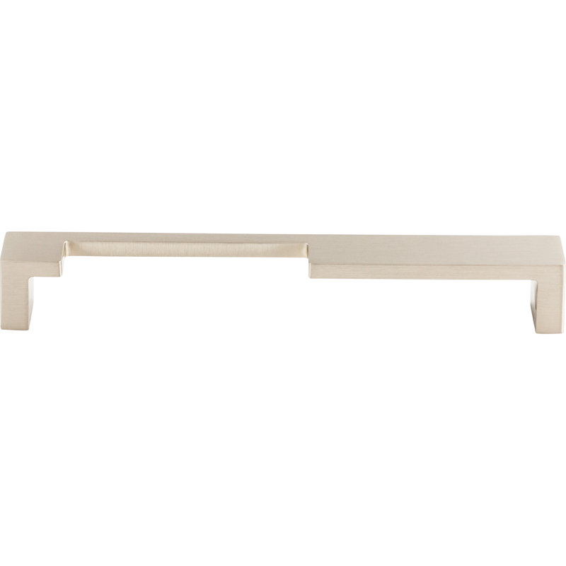 Modern Metro Bar Pull, Brushed Satin Nickel, 7" Center to Center