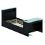 Canapé-lit polyvalent avec canapé-lit extensible, poste de travail intégré, lumières DEL ambiantes et centre de recharge pour appareils-1497554901