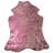 Handmade Mini Cowhide Pink Rug (46x40 inches)
