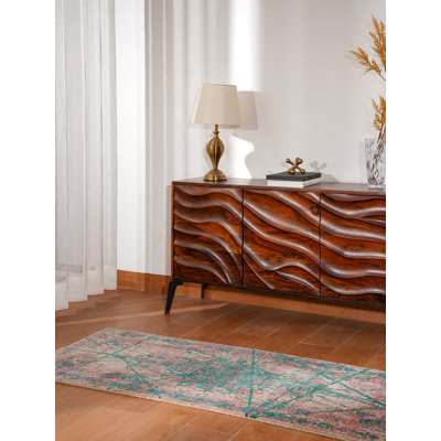 Tapis de couloir en laine nouée à la main de style écologique tissé à la main, 2 pi 6 po x 6 pi | couleur beige, oriental, tapis épais antidérapants faits à la main pour salon, chambre à coucher