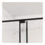 Porte de douche coulissante semi-sans cadre l 56 à 60 po x H 72 po, verre trempé transparent SCGG 5/16 po (8 mm), finition noir mat, largeur de coupe réglable 4 po