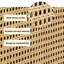 Meuble télé moderne en bois massif beige