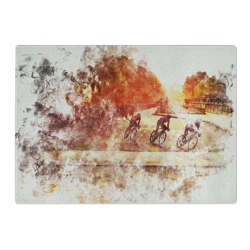 Tour De France Cycling Chopping Board, 20cm W x 28.5cm L