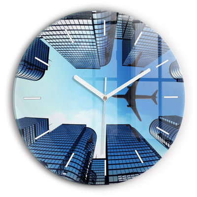 Glass Wall Clock