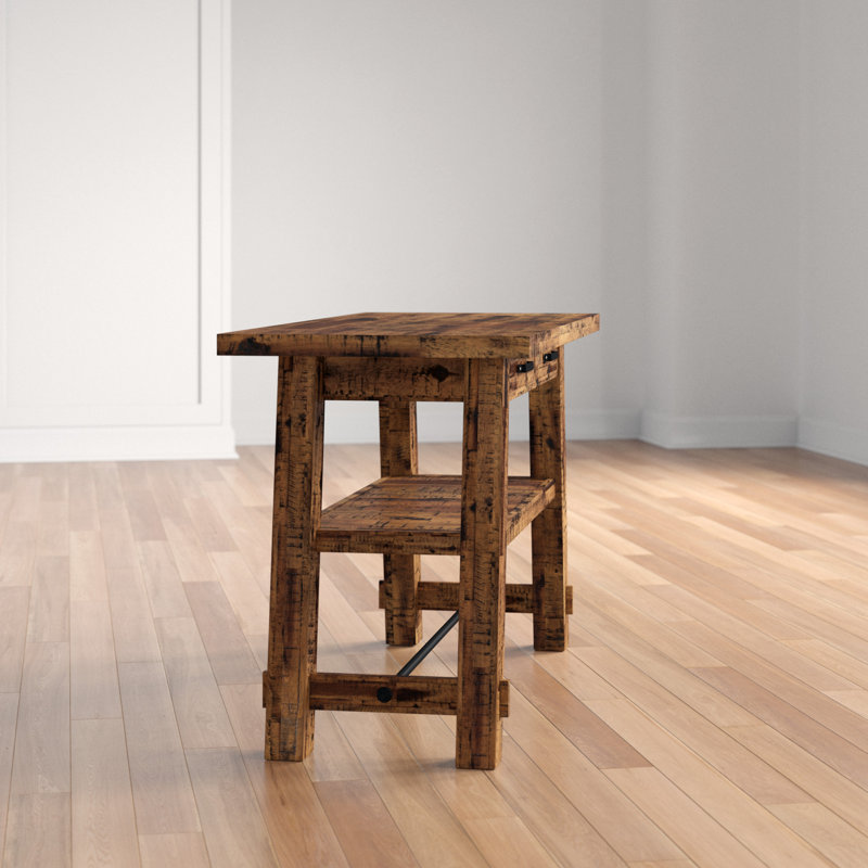 Andreas 50'' Solid Wood Top Console Table