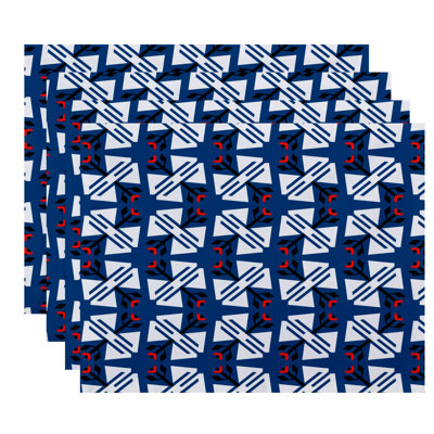 Alfreda Polyester Geometric Rectangle Placemat