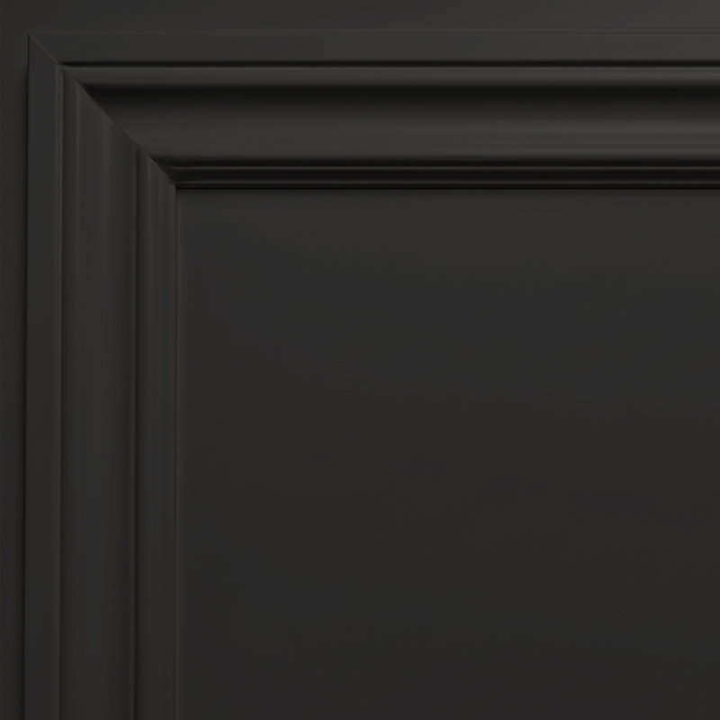 Dalle de porte intérieure 1 panneau Palazzo, 92 x 32, Noir