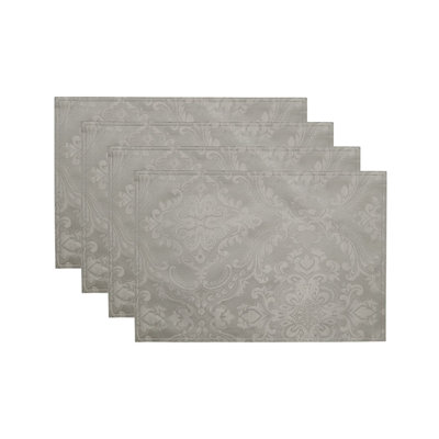 Corson Polyester Damask Rectangle Placemat