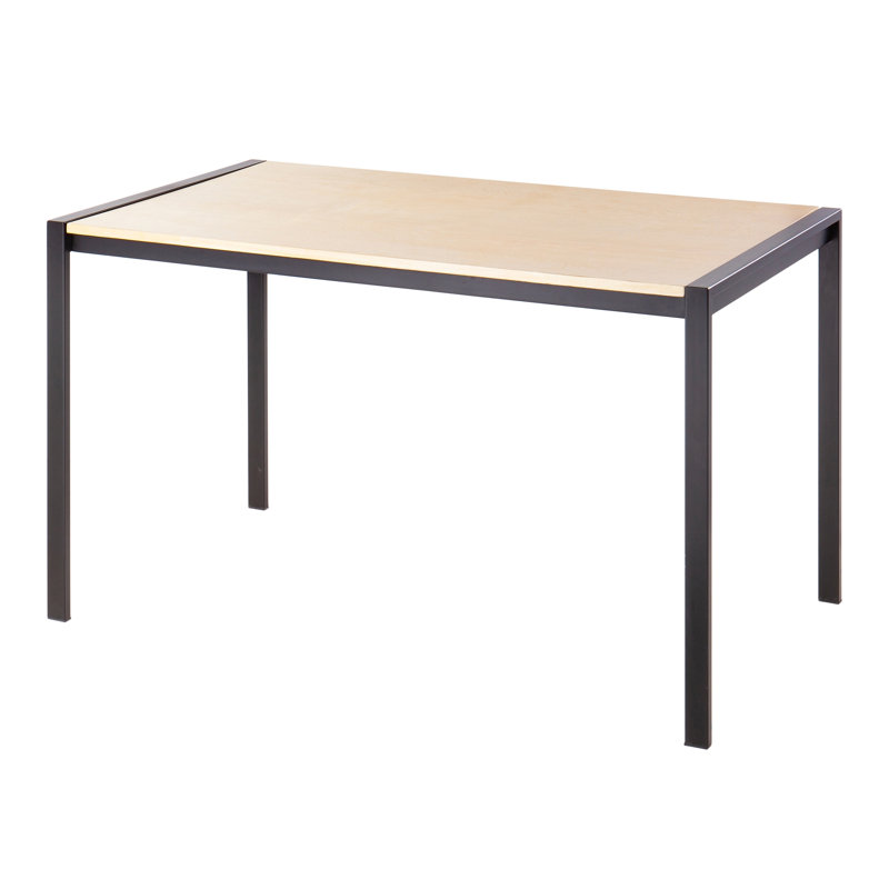 Table de salle à manger contemporaine, Naturel