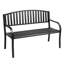 Banc de jardin extérieur en métal