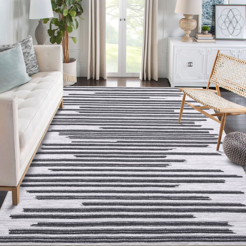 Tapis Kahley avec envers antidérapant, Rectangle 8 pi x 10 pi